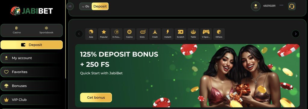 JabiBet's bonus