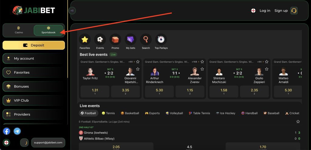Jabibet sportsbook