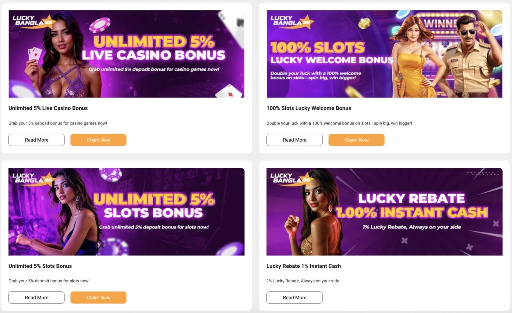 Luckybangla88 Bonuses BD
